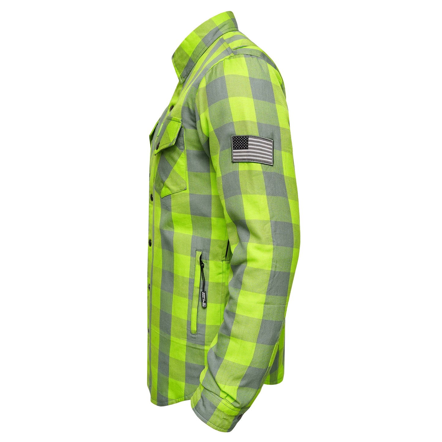 Protective Flannel Shirt - The Acid Crasher Checkered with Pads