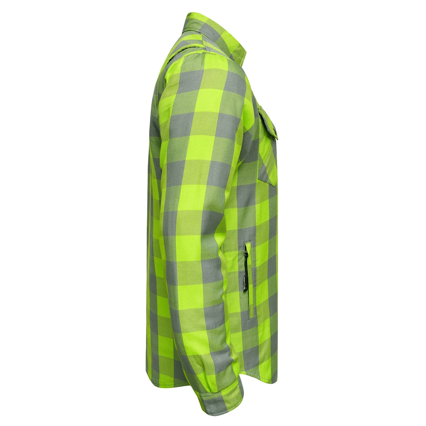 Protective Flannel Shirt - The Acid Crasher Checkered with Pads