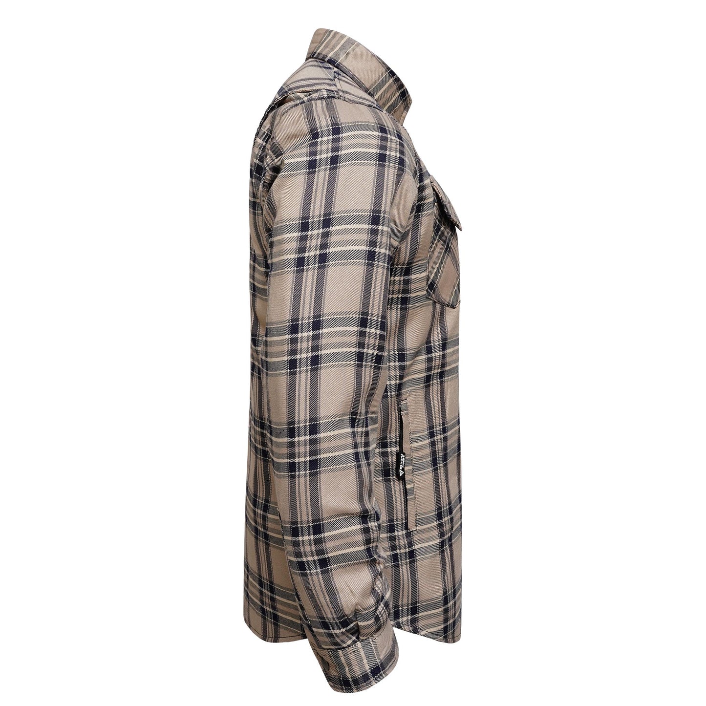 Protective Flannel Shirt For Men - Desert Spirit Plaid with Pads