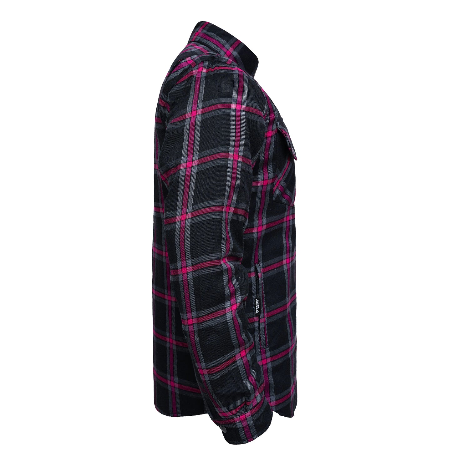 Protective Flannel Shirt For Men - The Raven Plaid with Pads