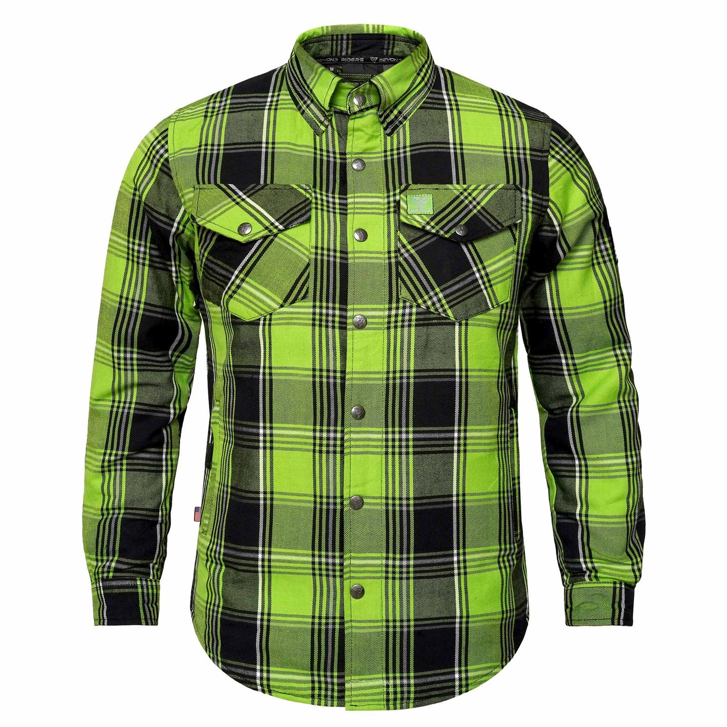 Protective Flannel Shirt For Men - Viper Tracer Plaid with Pads