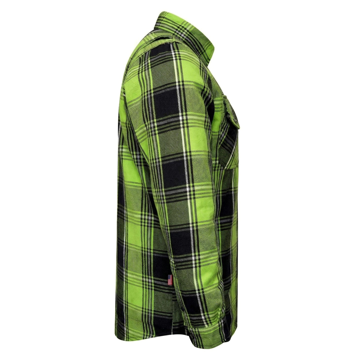 Protective Flannel Shirt For Men - Viper Tracer Plaid with Pads