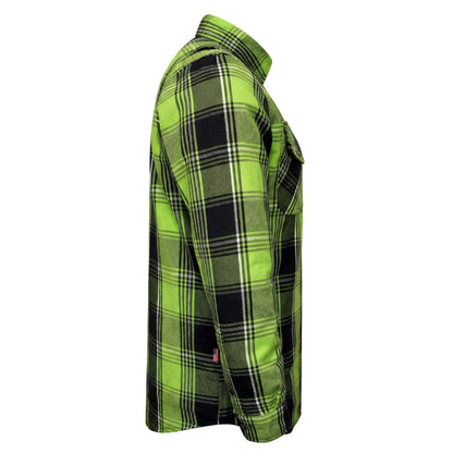 Protective Flannel Shirt For Men - Viper Tracer Plaid with Pads