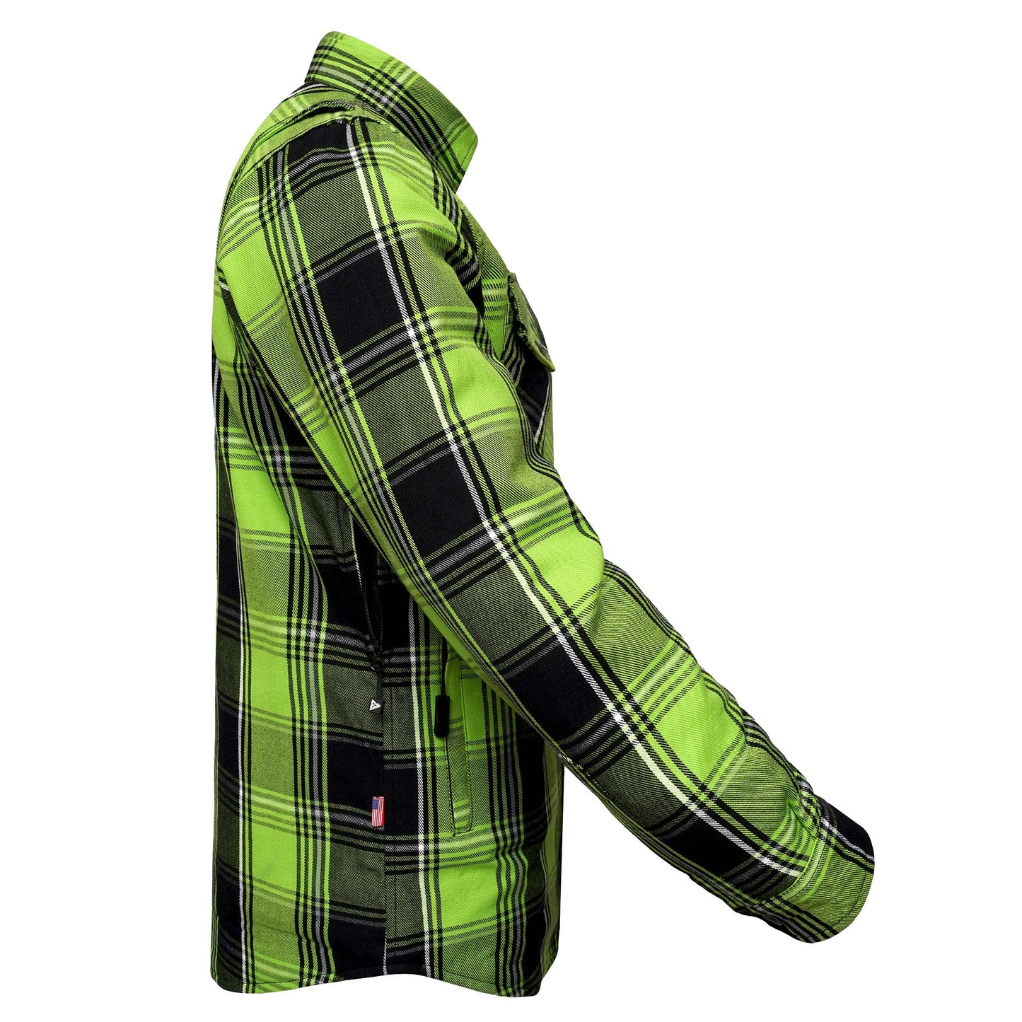 Protective Flannel Shirt For Men - Viper Tracer Plaid with Pads