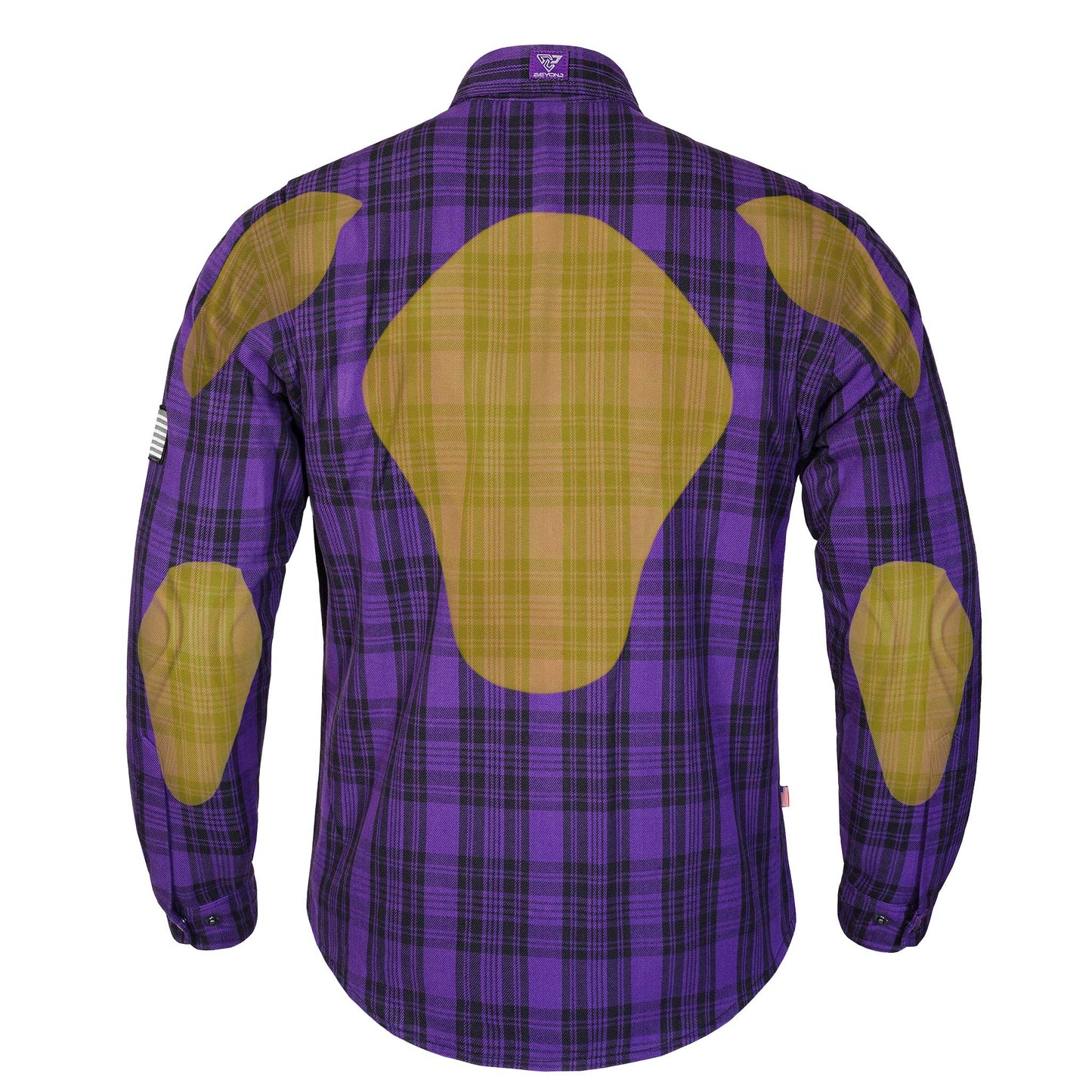 Protective Flannel Shirt For Men - Voodoo Reaper Plaid with Pads