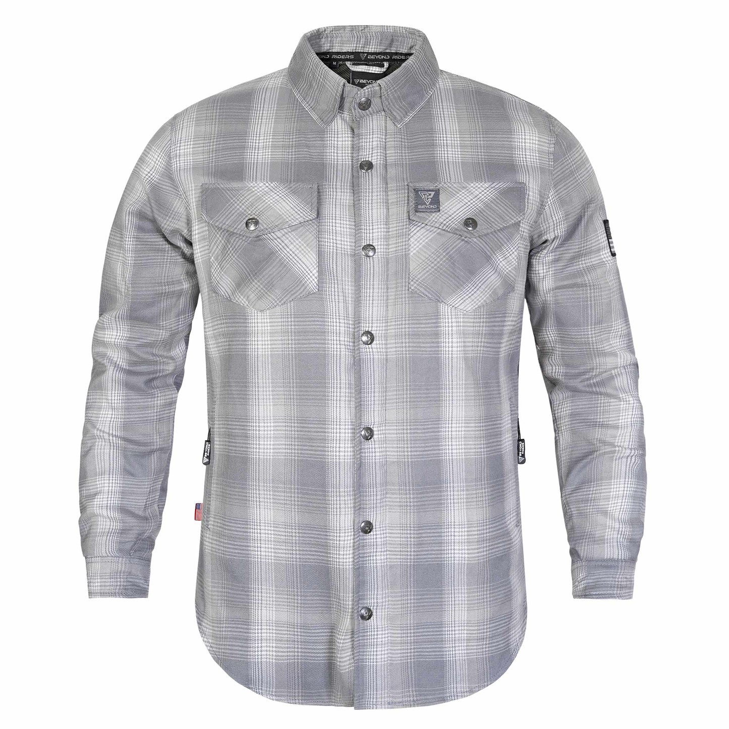 Protective Flannel Shirt for Men - Pacific Mist