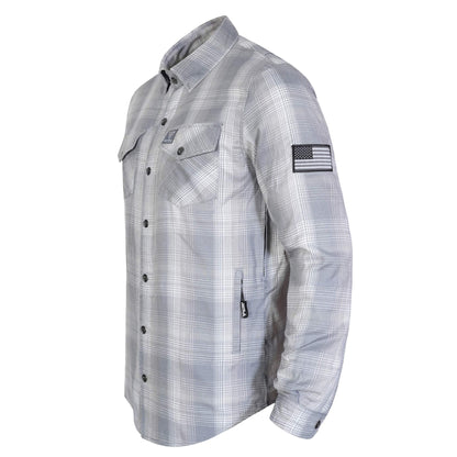 Protective Flannel Shirt for Men - Pacific Mist