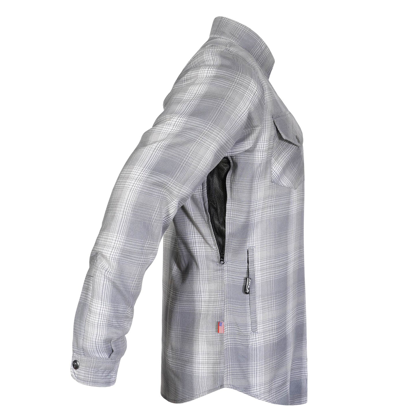 Protective Flannel Shirt for Men - Pacific Mist