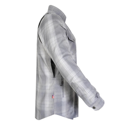 Protective Flannel Shirt for Men - Pacific Mist