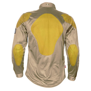 Ultra Protective Shirt - Khaki Solid with Pads