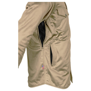 Ultra Protective Shirt - Khaki Solid with Pads