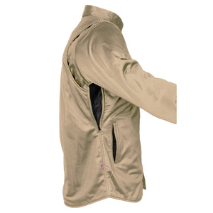 Ultra Protective Shirt - Khaki Solid with Pads