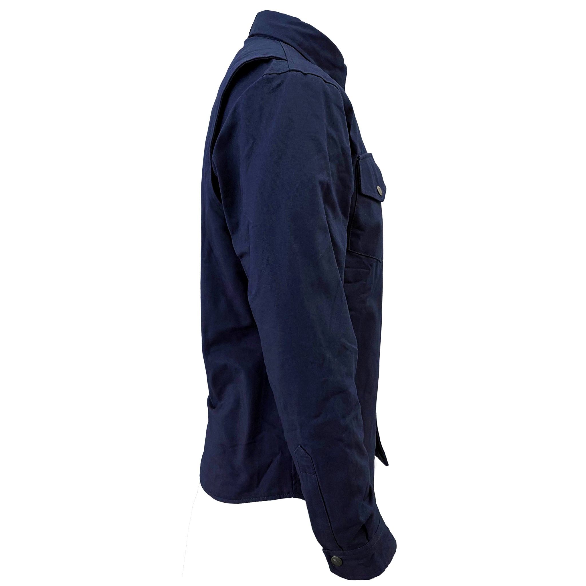 Men's-Canvas-Navy-Blue-Solid-Jacket-Right-Side