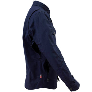 Men's-Canvas-Navy-Blue-Solid-Jacket-Right-Sleeve