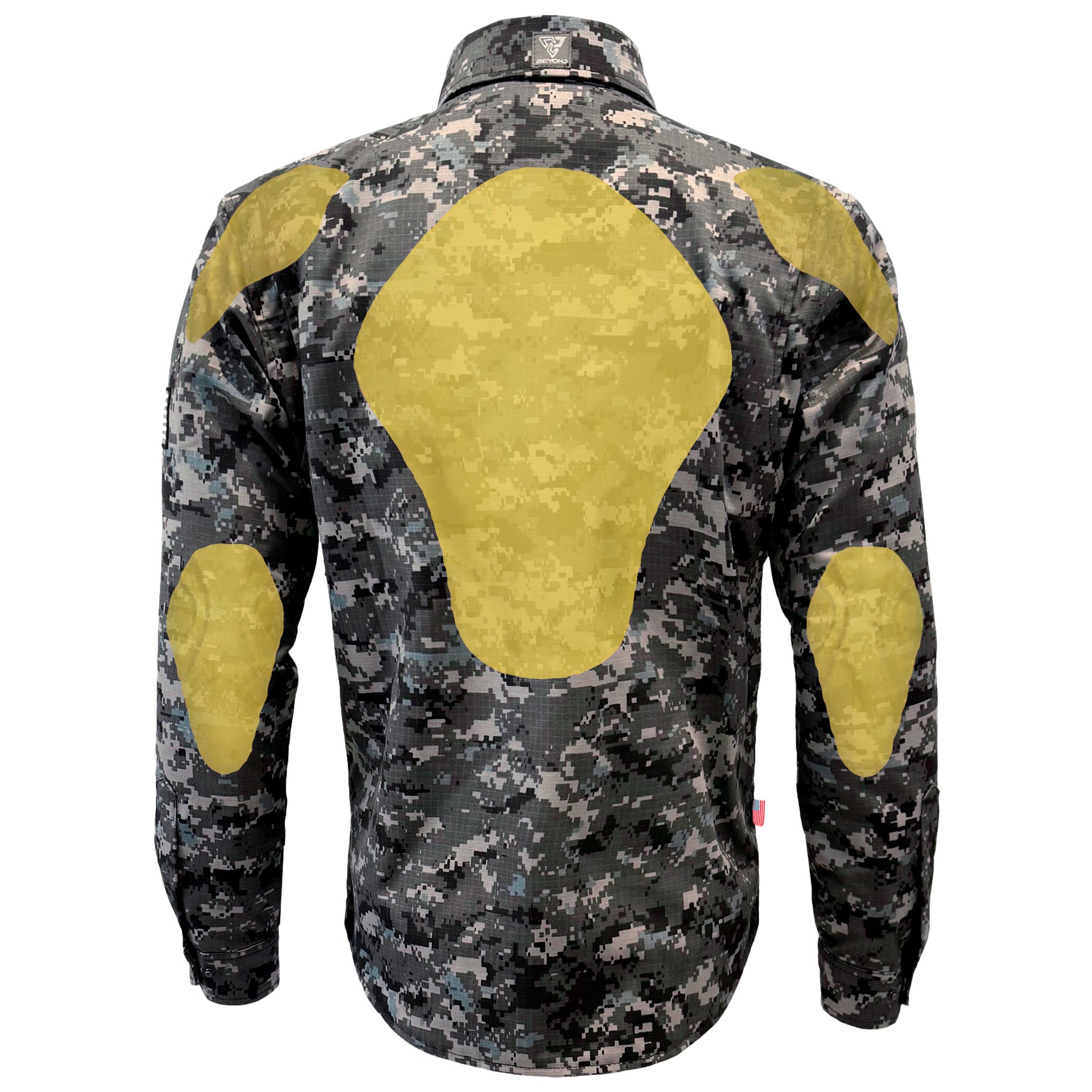 Protective Camouflage Shirt "Devil Six" - with Pads