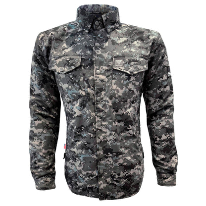 Protective Camouflage Shirt "Devil Six" - with Pads