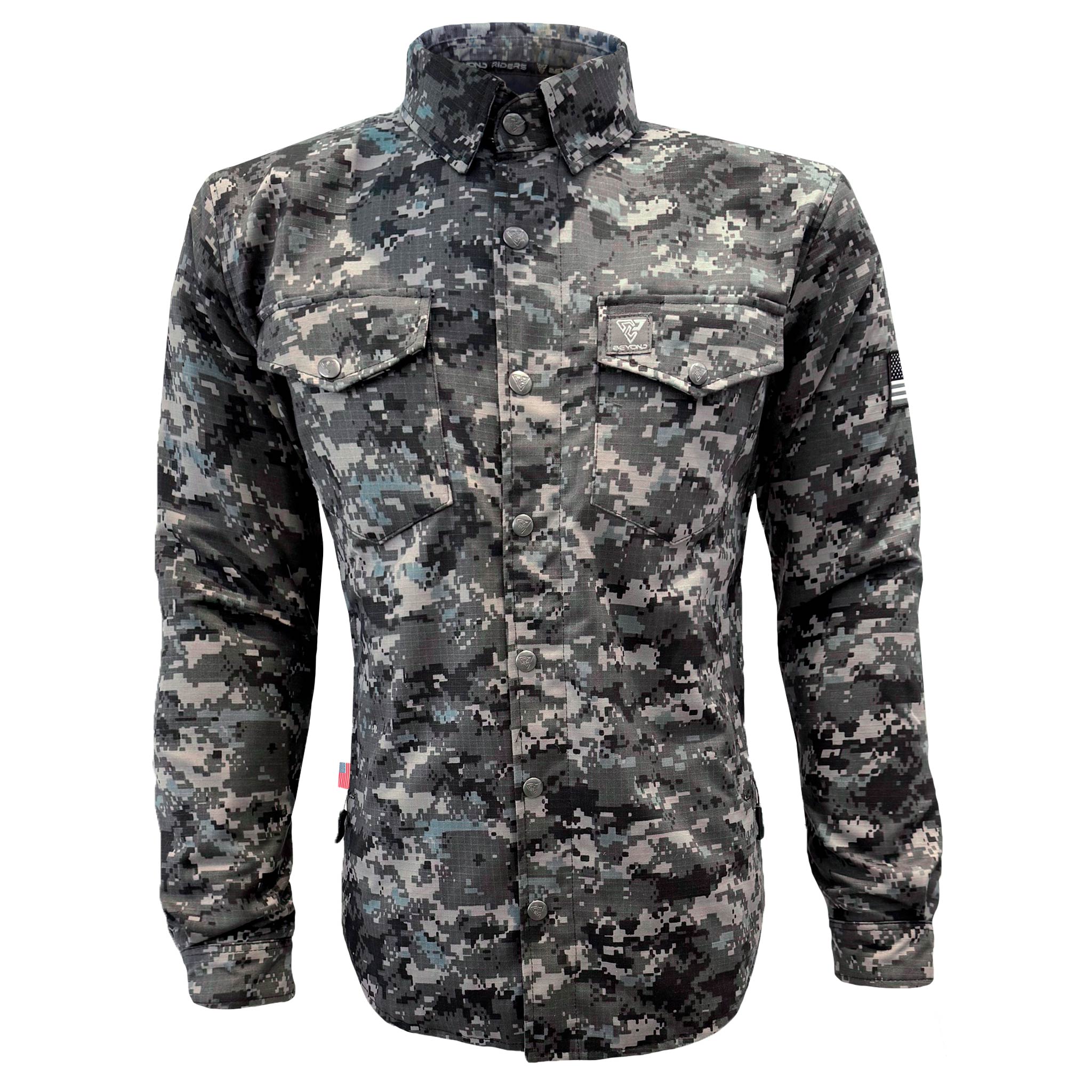 Protective Camouflage Shirt "Devil Six" - with Pads