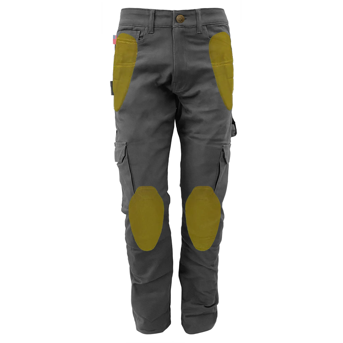 Relaxed Fit Cargo Pants - Grey with Pads – Beyond Riders