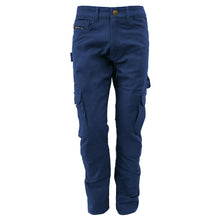 Men's-Cargo-Pants-Relaxed-Fit-Color-Navy-Blue-Front