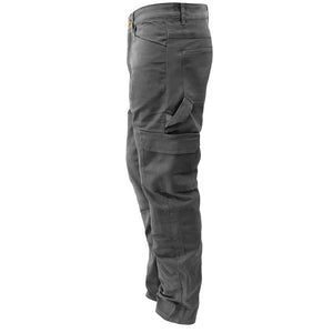 SALE Loose Fit Cargo Pants - Gray with Pads