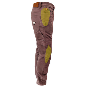 Relaxed Fit Cargo Pants - Light Cacao with Pads