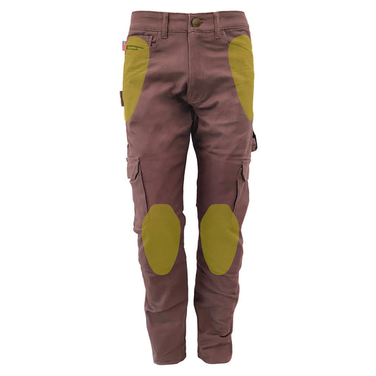 SALE Straight Leg Cargo Pants - Light Cacao with Pads