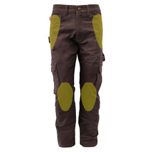 Loose Fit Cargo Pants (Extra Wide) - Dark Coffee with Pads