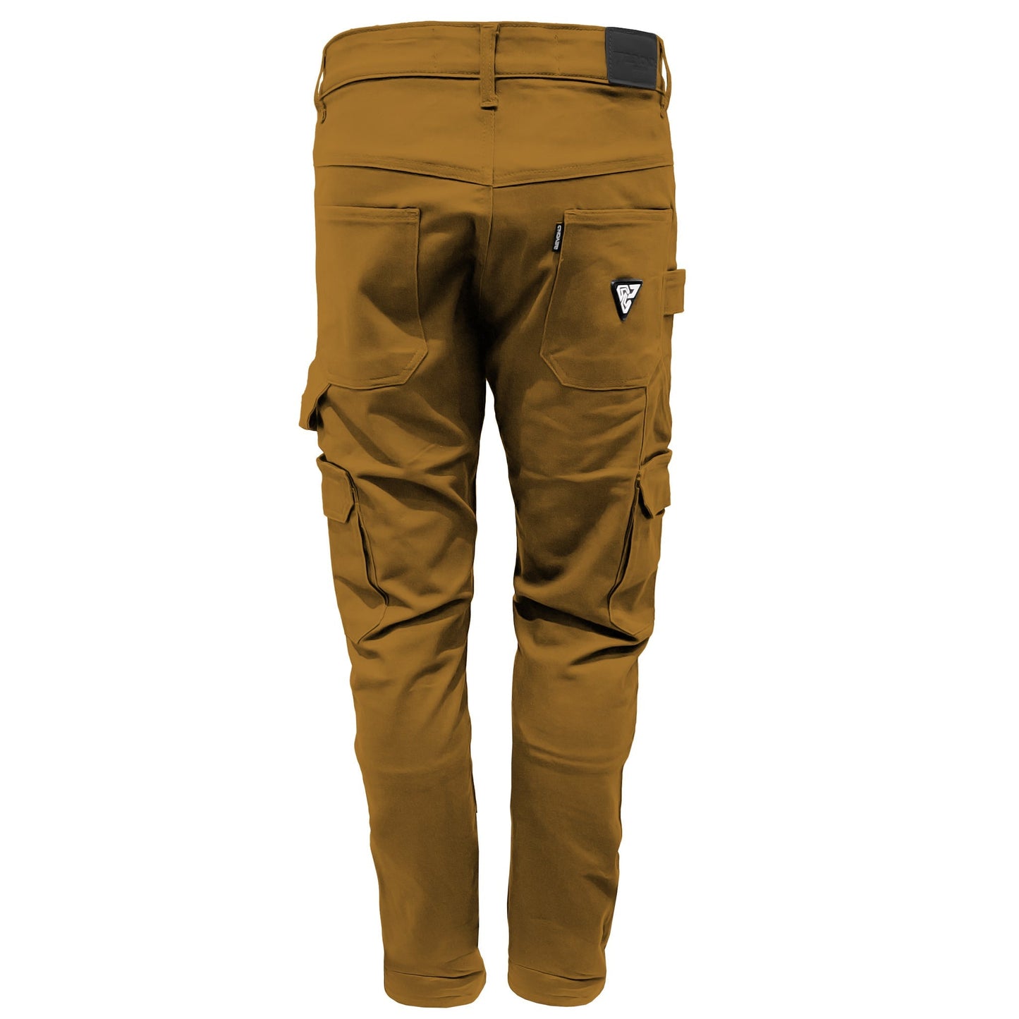 Straight Leg Cargo Pants - Light Brown Solid