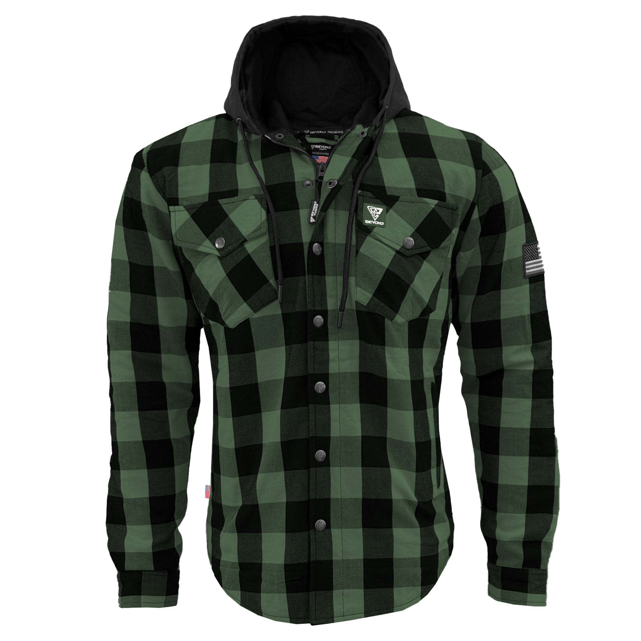 Green and black checkered hoodie outlet
