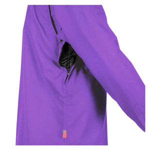 Protective Flannel Shirt - Purple Solid with Pads