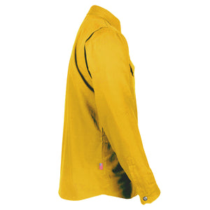 Protective Flannel Shirt - Yellow Solid with Pads