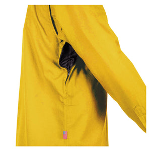 Protective Flannel Shirt - Yellow Solid with Pads