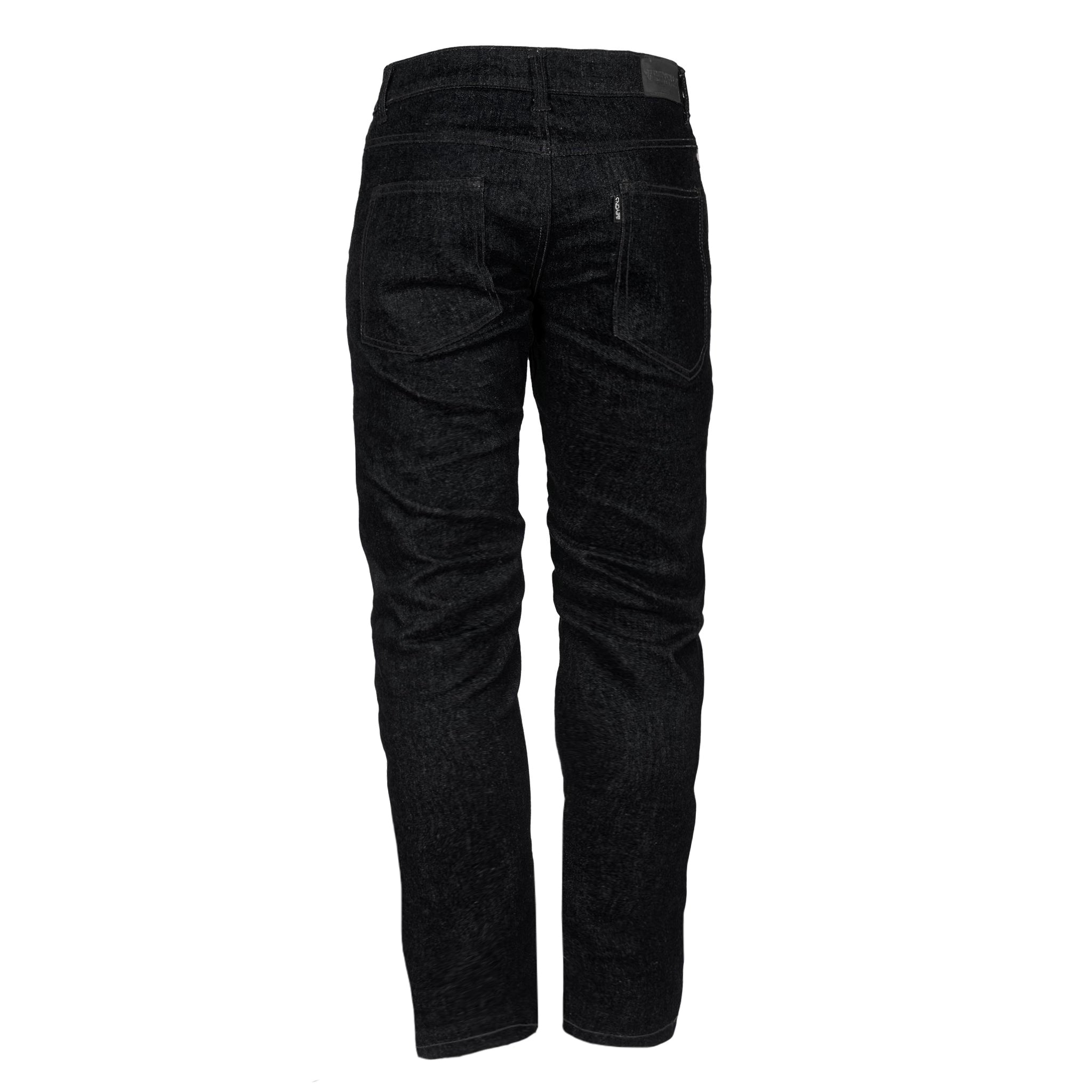 SALE Relaxed Fit Protective Jeans - Black with Pads
