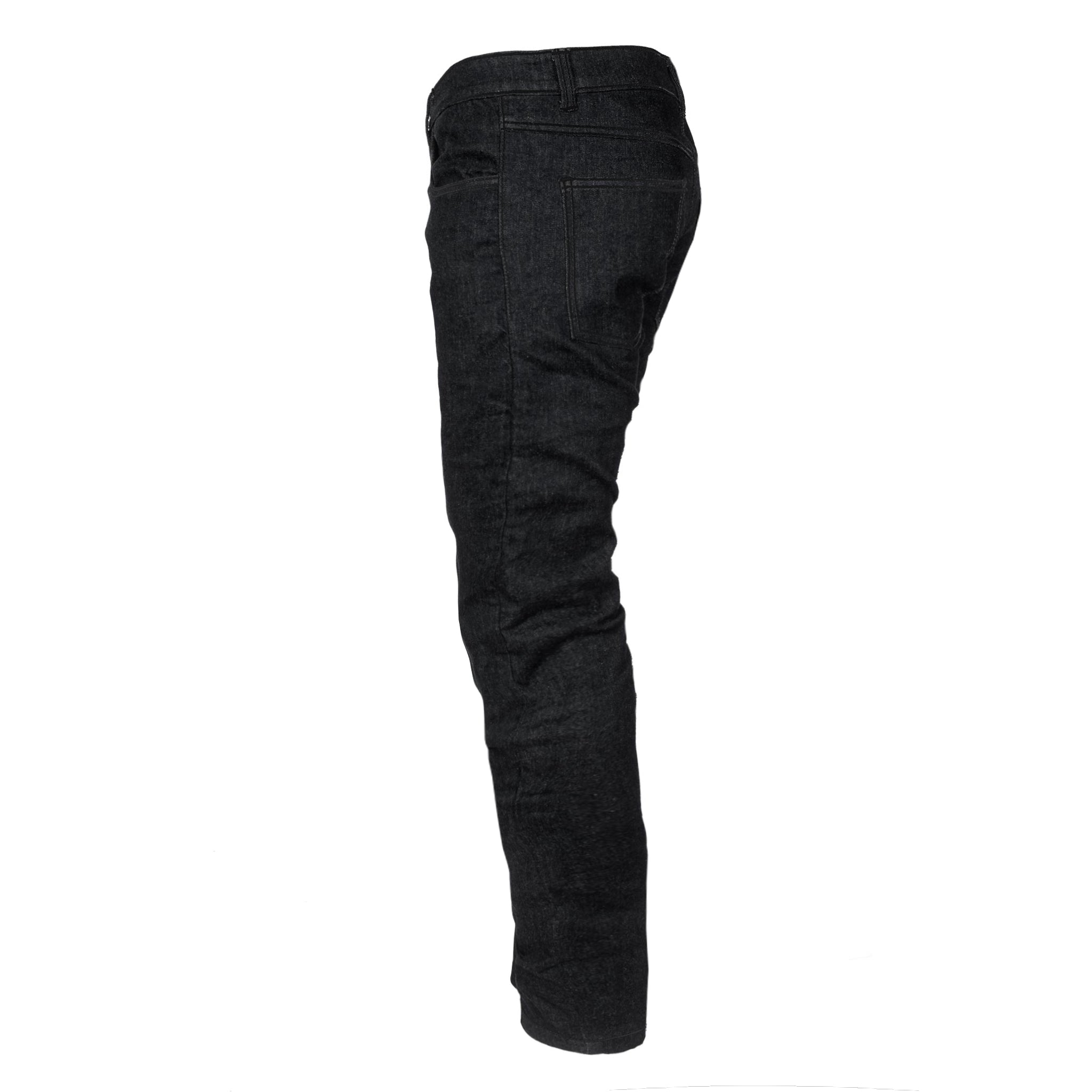 SALE Relaxed Fit Protective Jeans - Black with Pads