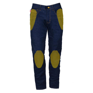 Relaxed Fit Protective Jeans - Blue with Pads