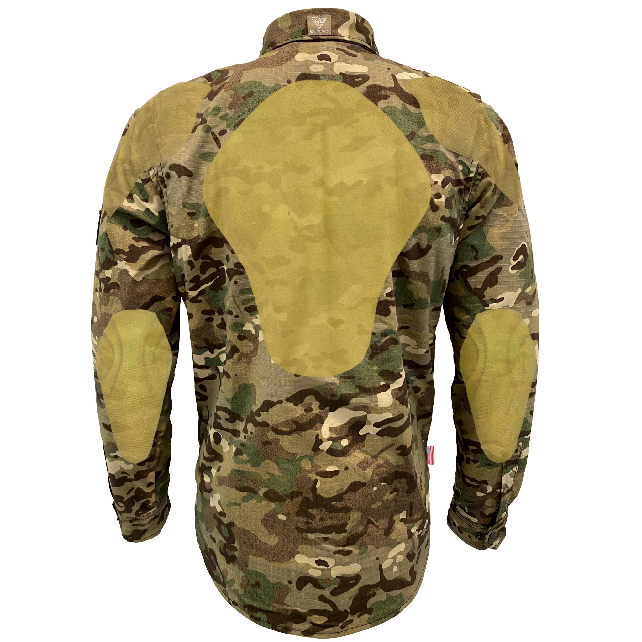 Protective Camouflage Shirt "Delta Four" - Light Color with Pads