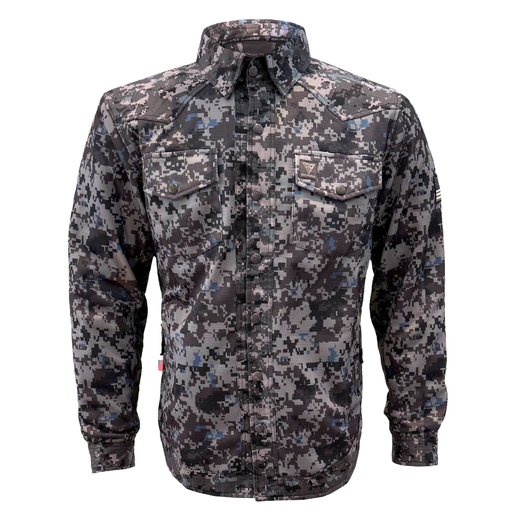 Summer Mesh Protective Camouflage Shirt "Devil Six" - with Pads