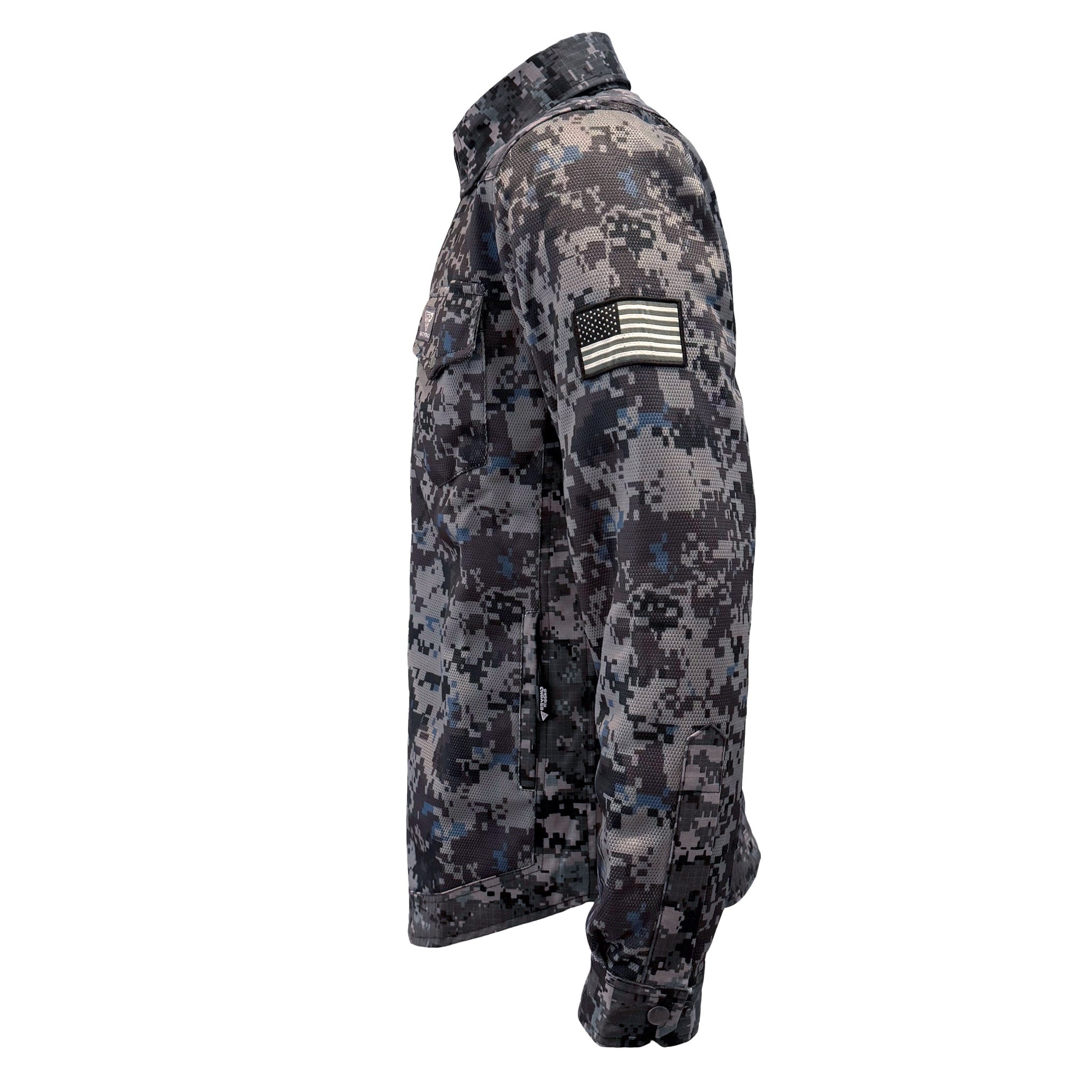 Summer Mesh Protective Camouflage Shirt "Devil Six" - with Pads