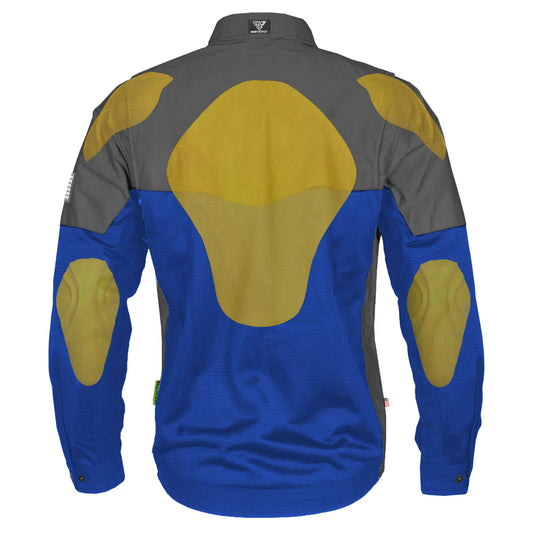 Summer Mesh Reflective Shirt Blue Nebula - with Pads