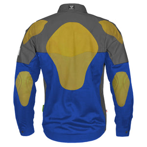 Summer Mesh Reflective Shirt Blue Nebula - with Pads