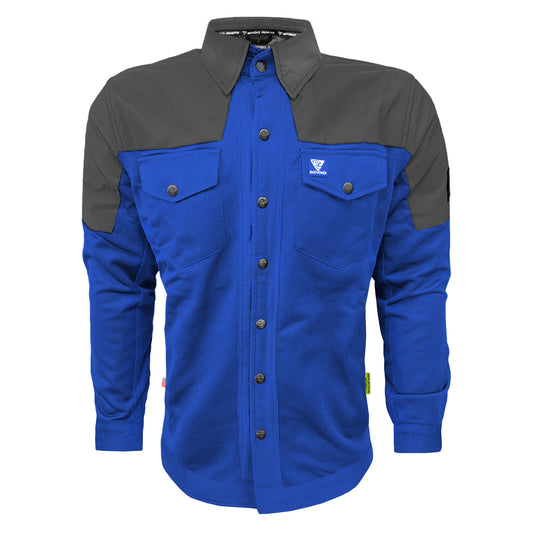 Summer Mesh Reflective Shirt Blue Nebula - with Pads