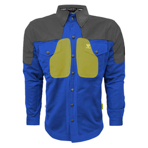Summer Mesh Reflective Shirt Blue Nebula - with Pads
