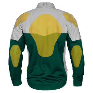 Summer Mesh Reflective Shirt Dark Green Eclipse - with Pads
