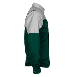 Summer Mesh Reflective Shirt Dark Green Eclipse - with Pads