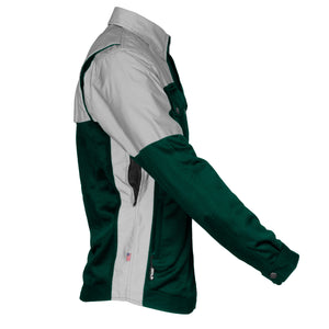 Summer Mesh Reflective Shirt Dark Green Eclipse - with Pads