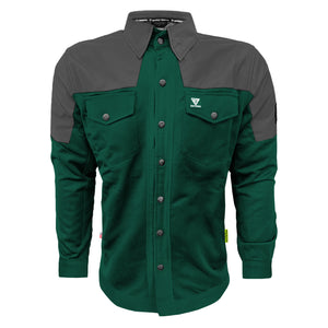 Summer Mesh Reflective Shirt Dark Green Nebula - with Pads