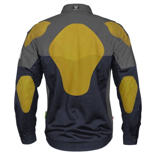 Summer Mesh Reflective Shirt Navy Blue Nebula - with Pads
