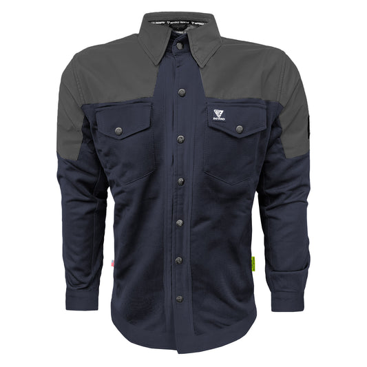 Summer Mesh Reflective Shirt Navy Blue Nebula - with Pads