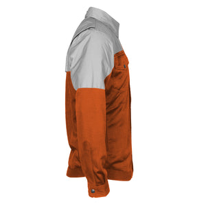 Summer Mesh Reflective Shirt Orange Eclipse - with Pads