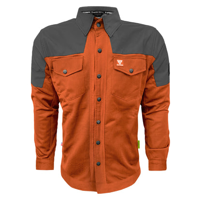 Summer Mesh Reflective Shirt Orange Nebula - with Pads